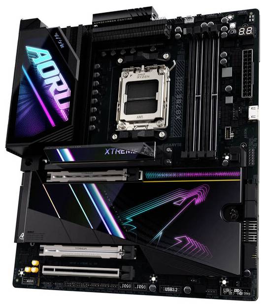 Gigabyte X870E A XTREME AI TOP Moederbord Socket AMD AM5 Vormfactor ATX Moederbord chipset AMD® X870E-1