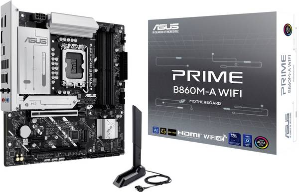 Asus PRIME B860M-A WIFI Moederbord Socket Intel LGA 1851 Vormfactor Micro-ATX Moederbord chipset Intel® B860
