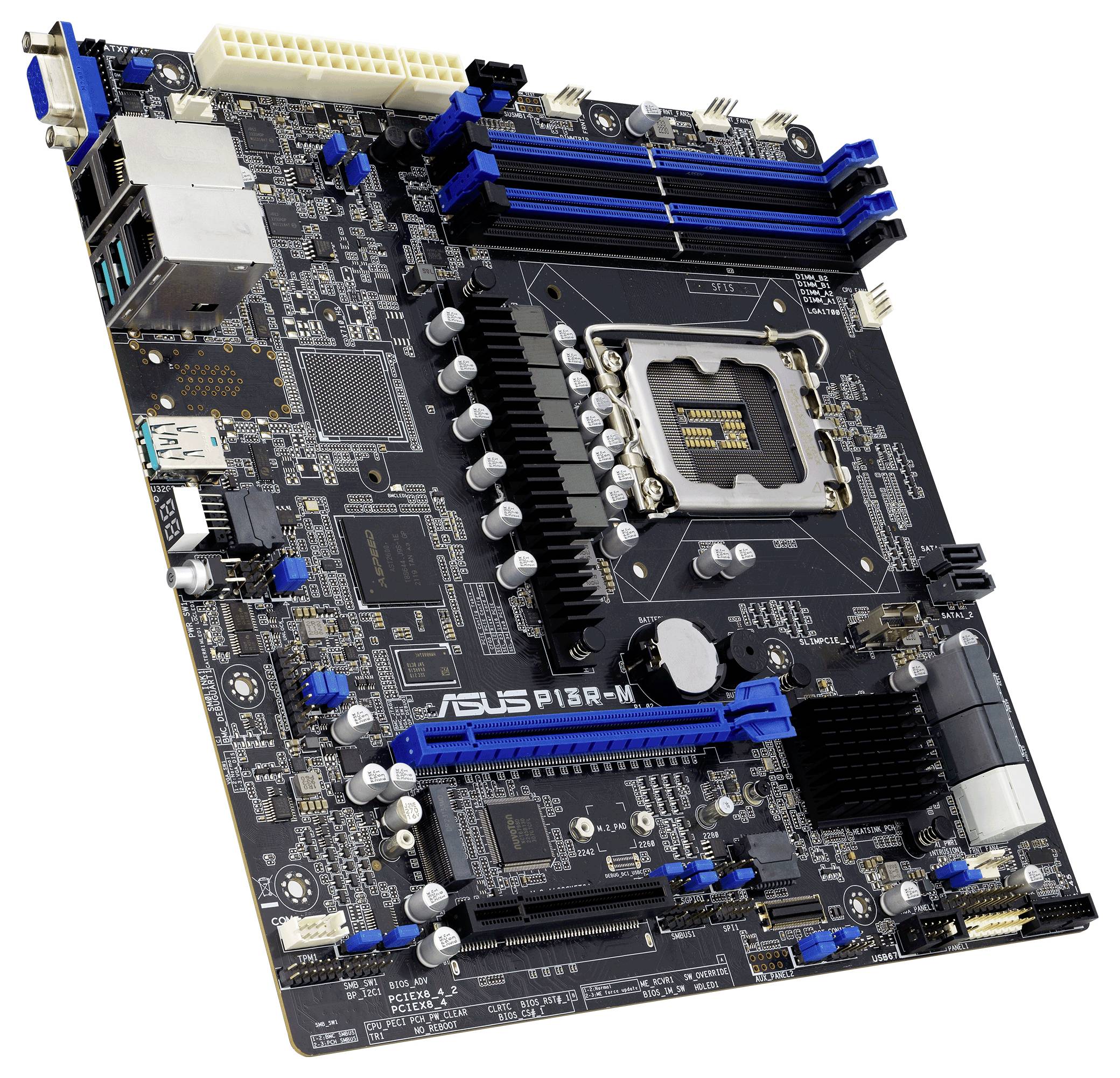 Asus P13R-M (1700) Moederbord Socket Intel 1700 Vormfactor ATX Moederbord chipset Intel® C262-1