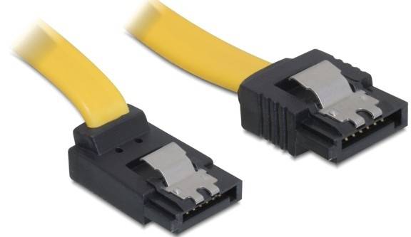 Delock HDD Aansluitkabel 20 cm Geel-1