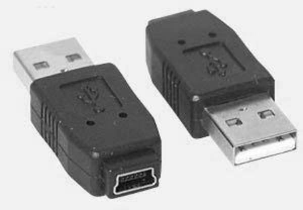 Delock USB 2.0 Adapter [1x USB-A 2.0 stekker - 1x Mini-USB B bus] 65094
