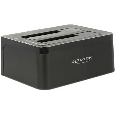 Delock 62661 SATA 6 Gb/s, DC-aansluiting 3,5 mm Harde schijf-dockingstation-0