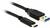 USB-kabel met USB-A-stekker rechts en USB-C-stekker links, beide in zwarte kleur, voor witte achtergrond.