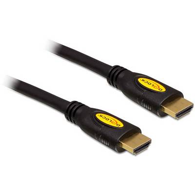 Twee zwarte HDMI-kabels met gouden aansluitingen en "D-LOCK" etiket, gebruikt voor digitale audio- en videoapparatuur.