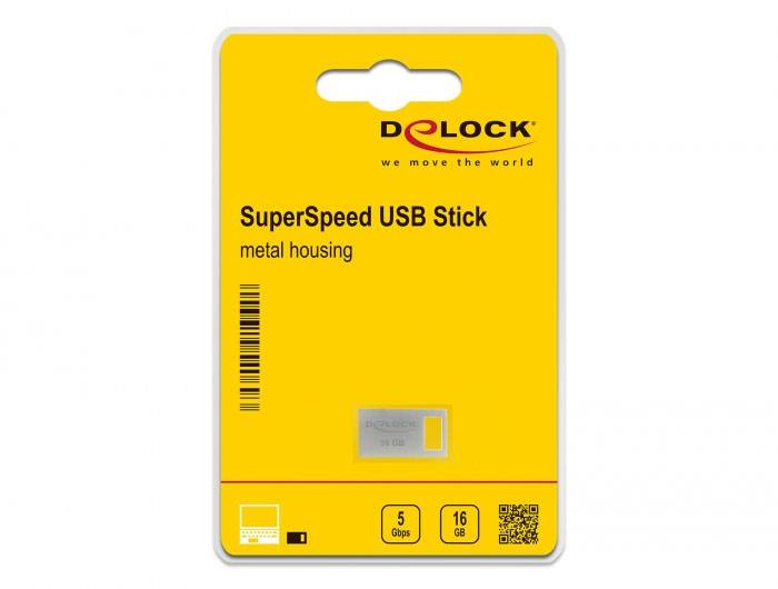 Delock USB 5 Gbps Memory Stick 16 GB - Metal Housing-3