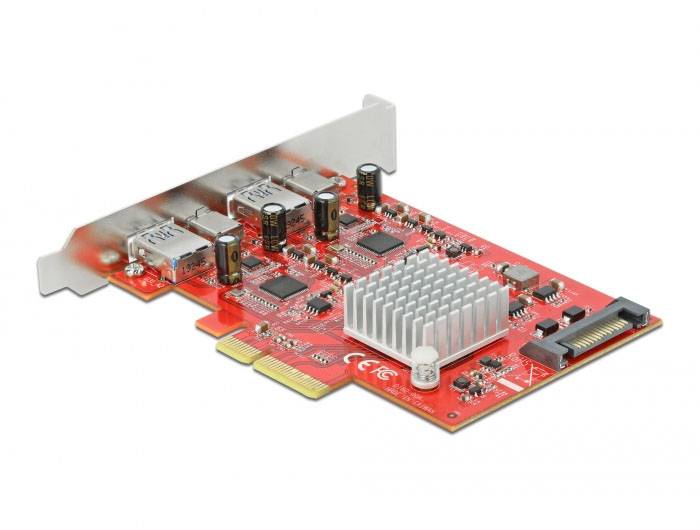 Delock 89041 PCI Express kaart USB-A 3.2 Gen 2 PCIe-2