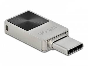 Conrad Delock 54085 USB-stick 128 GB Zilver 54085 USB-C aanbieding