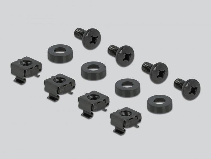 Delock 66839 10 inch Deelpaneel voor patchkast Met luchtsleuven Zwart-2