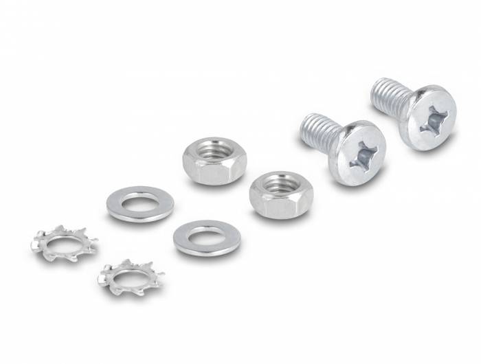 Delock 66866 19 inch Aardingskit voor patchkast Blauw, Geel-3