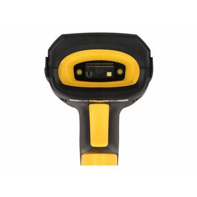 Delock 90586 2D-barcodescanner Bluetooth 2D, 1D LED Zwart, Geel Handmatig incl. standaard-3