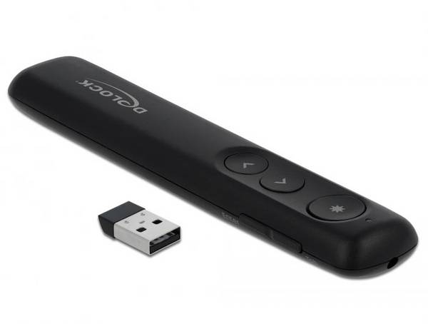 Delock 64092 Bluetooth presenter Bluetooth Incl. laserpointer