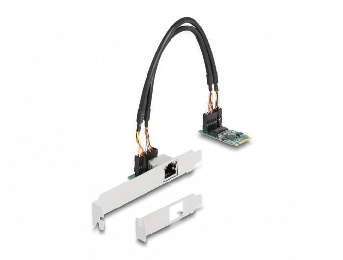 Delock 95272 M.2-controller RJ45 Serieel-1