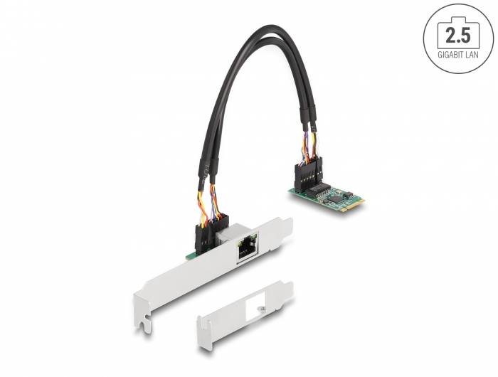 Delock 95272 M.2-controller RJ45 Serieel-2