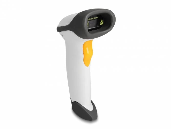 Delock 90565 1D-barcodescanner Kabel 1D Laser Zwart, Grijs Handmatig-0