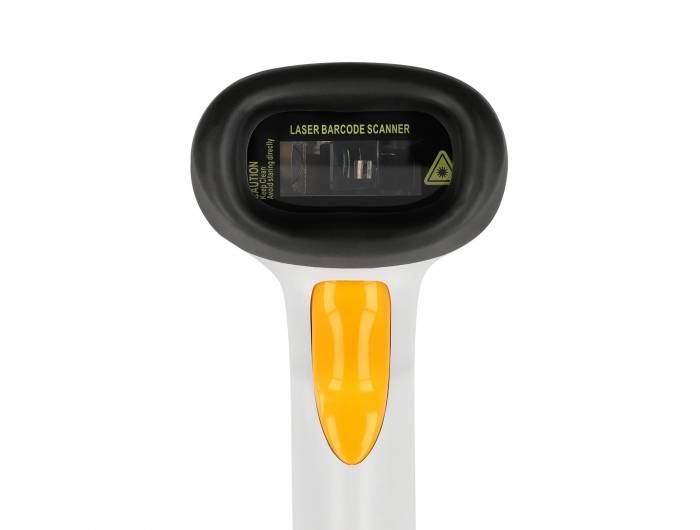 Delock 90565 1D-barcodescanner Kabel 1D Laser Zwart, Grijs Handmatig-3