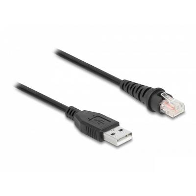 Delock 90598 USB-kabel voor scanner Kabel Zwart USB-A 2.0-0