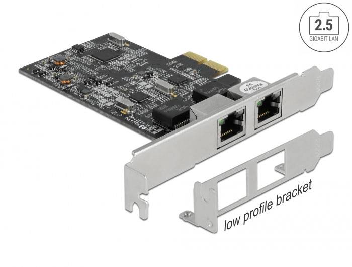 Delock 89530 PCI Express kaart RJ45 PCIe-4