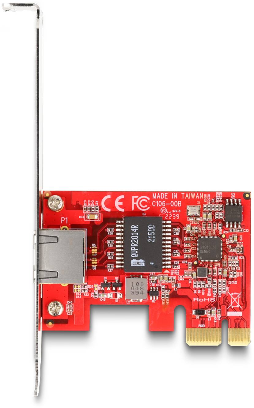 Delock 90100 PCI Express kaart RJ45 PCIe-3