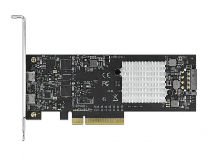 Delock 89009 PCI Express kaart USB-A 3.2 Gen 2 PCIe-1