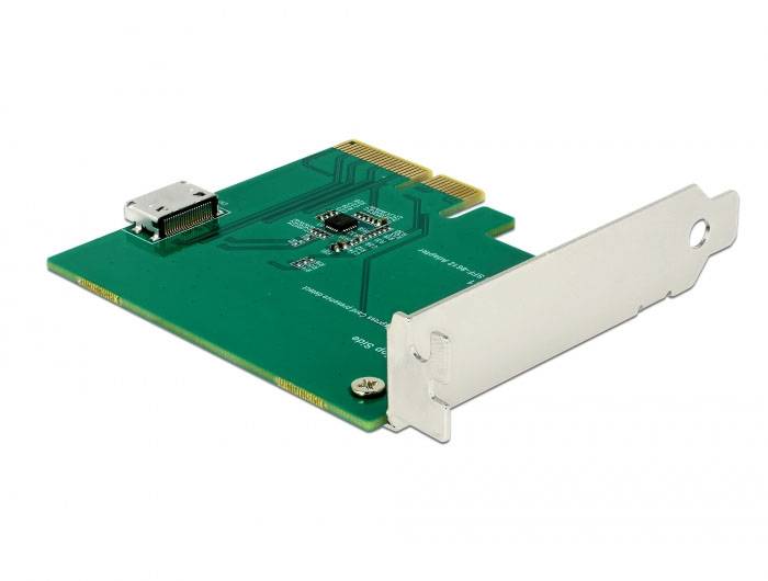 DeLOCK PCIe Express x4 > 1x interne OCuLink SFF-8612-LP adapter – Foto 2 van 2