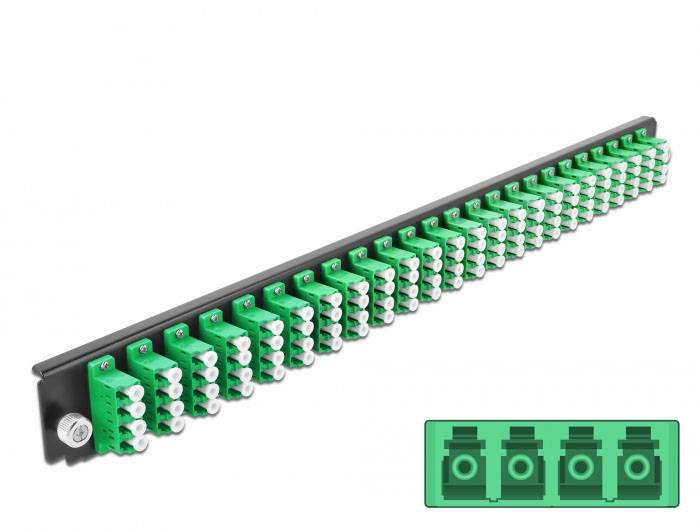 Delock 43370 Glasvezel-frontpaneel Glasvezel 1 HE-2
