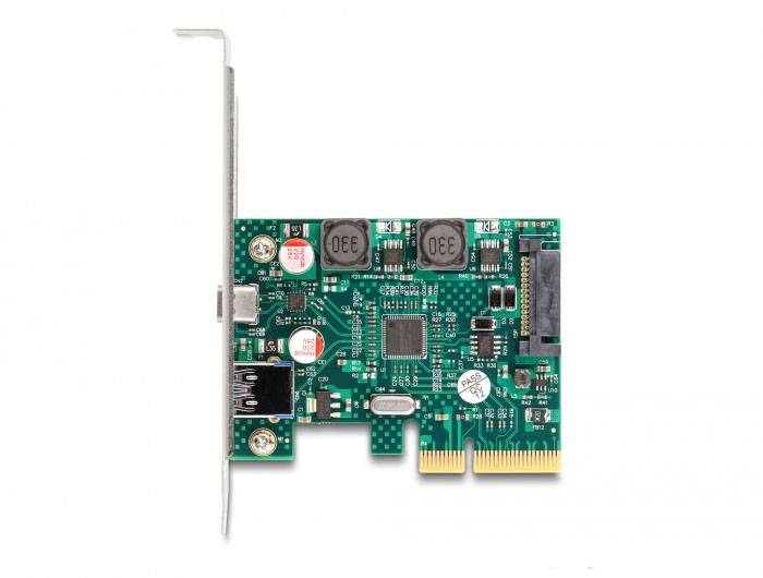 Delock 90107 PCI Express kaart USB-A 3.2 Gen 2 PCIe-2