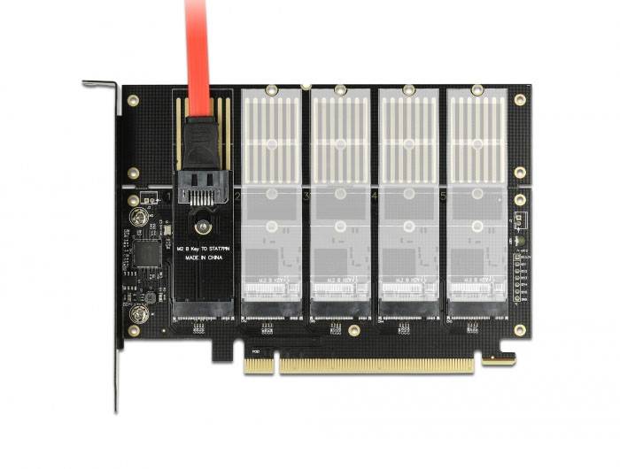 Delock 90435 PCI Express kaart M.2 PCIe-4