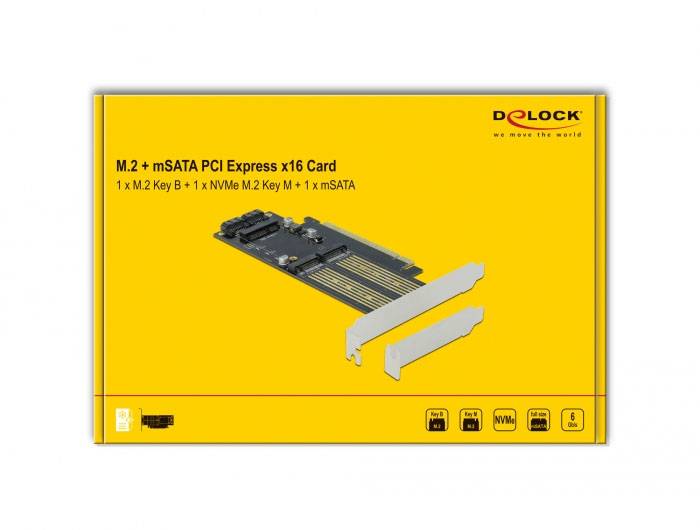 Delock 90486 PCI Express kaart M.2 PCIe-5