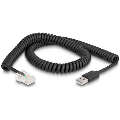 Delock 90601 USB-kabel voor scanner Kabel Zwart USB-A 2.0-0
