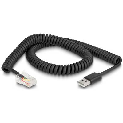 Delock 90602 USB-kabel voor scanner Kabel Zwart USB-A 2.0-0