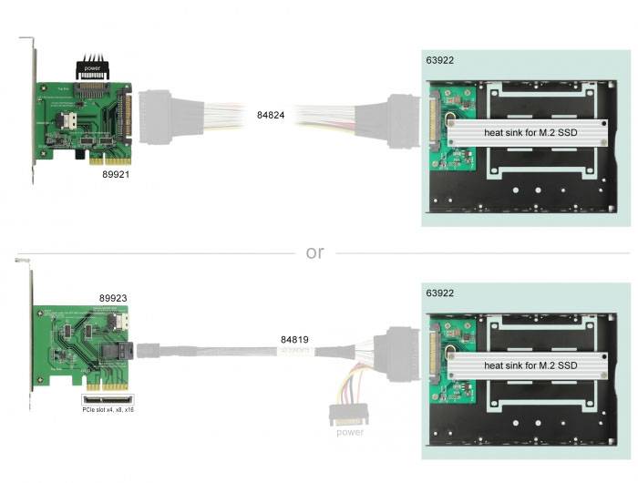 Delock 63922 Interface-converter [1x U.2 - 1x M2]-3
