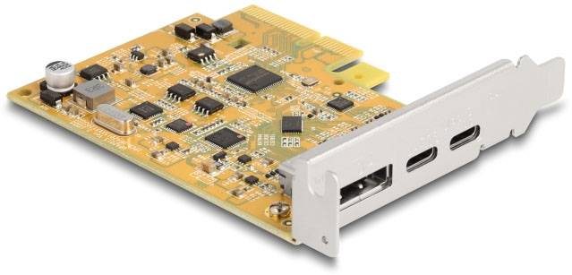 Delock 90161 PCI Express kaart DisplayPort, USB-C PCIe-2