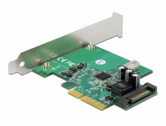 Delock 90068 PCI Express kaart USB-A 3.2 Gen 2 PCIe – Foto 2 van 2