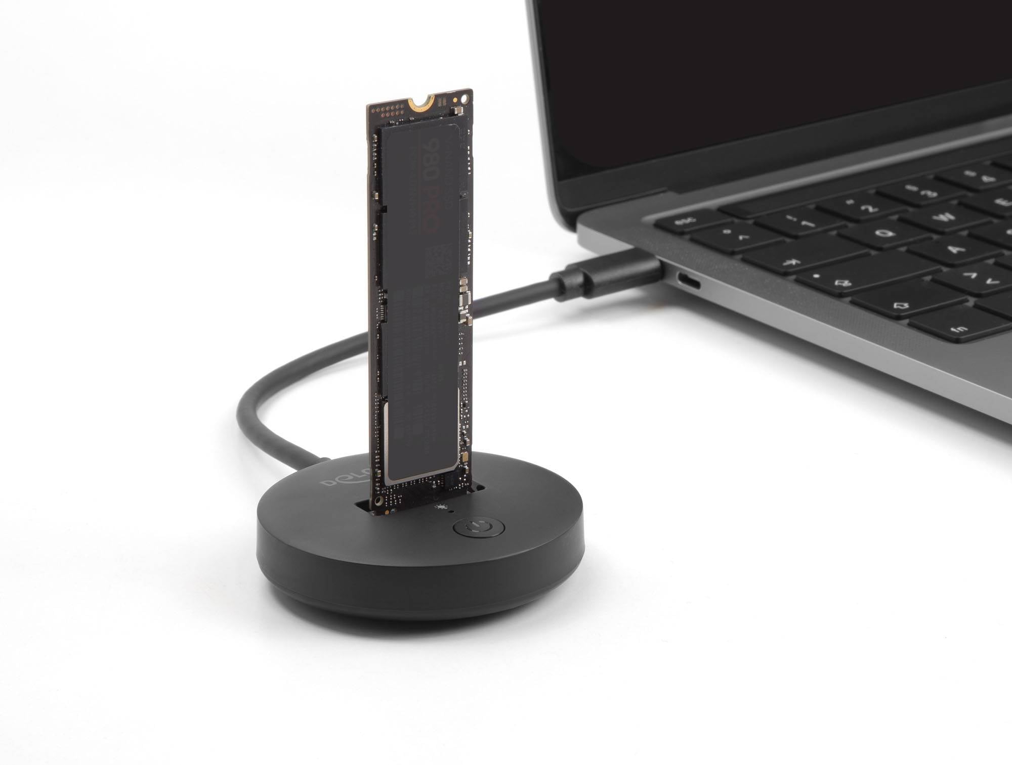 Delock 64254 USB-C, M.2 Harde schijf-dockingstation Met USB hub-2
