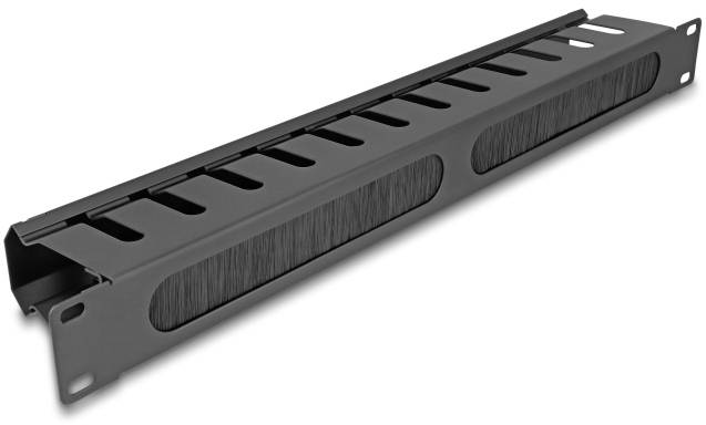 Delock 67069 19 inch Kabelgeleiding voor patchkast 1 HE Zwart-2