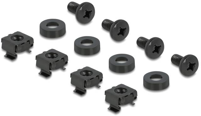 Delock 67069 19 inch Kabelgeleiding voor patchkast 1 HE Zwart-4