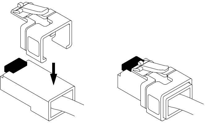 Delock 86422 RJ45-reparatieclip 40 stuks set 2 (transparant, zwart, paars, oranje) 86422 Meerdere kleuren 1 stuk(s)-3