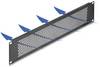 Delock 67036 19 inch Afdekking voor patchkast 2 HE Zwart