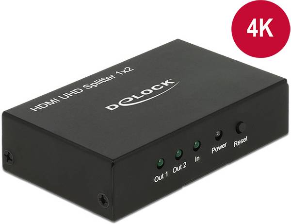 Delock 18682  HDMI-splitter   Zwart