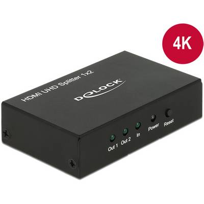 Delock 18682 HDMI-splitter Zwart-0