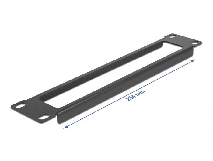 Delock 66672 10 inch Frontpaneel voor patchkast Zwart-2