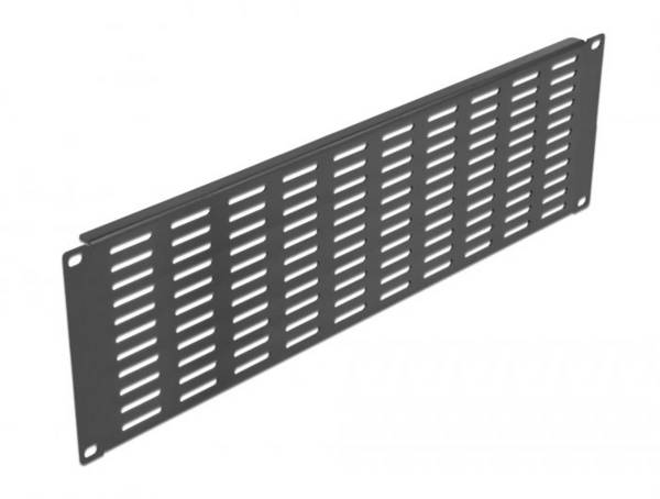 Delock 66681 19 inch Afdekking voor patchkast 3 HE Zwart