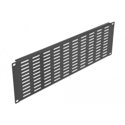 Delock 66681 19 inch Afdekking voor patchkast 3 HE Zwart-0