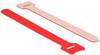 Delock Klittenband kabelbinder Om te bundelen Haak- en lusdeel (l x b) 150 mm x 12 mm Rood 10 stuk(s)