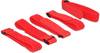Delock Klittenband kabelbinder Om te bundelen (l x b) 300 mm x 20 mm Rood 5 stuk(s)
