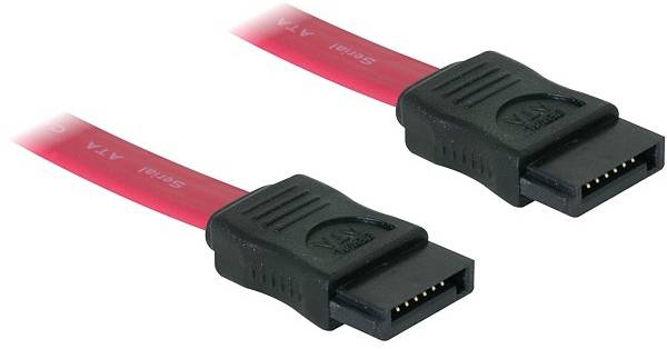 Delock HDD Aansluitkabel [1x  - 1x ] 50 cm Rood