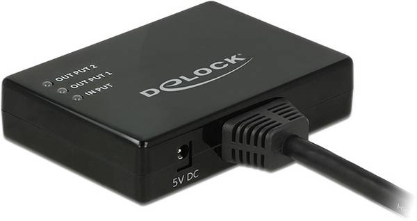 Delock 87700  HDMI-splitter   Zwart