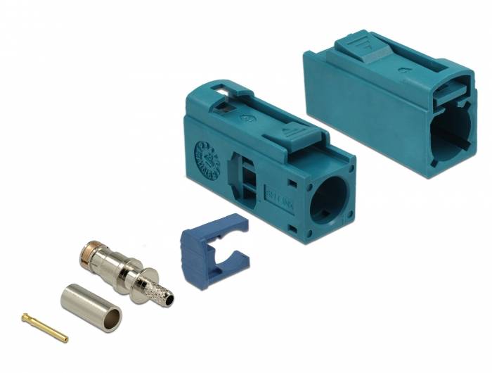 Delock Delock FAKRA Z jack 25 mm (long) for crimping 89695 FAKRA-connector 1 stuk(s) Bag-1