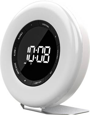 Denver 111131010030 Daglichtwekker Kwarts Wit Alarmtijden 2  2 timertijden