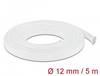 Delock 20694 20694 Gevlochten slang Wit Polyester 5 m 8 tot 24 mm 1 stuk(s)